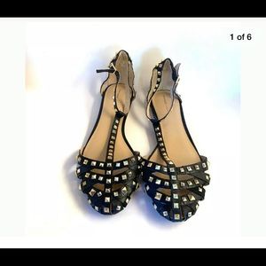 Zara flat stud sandals